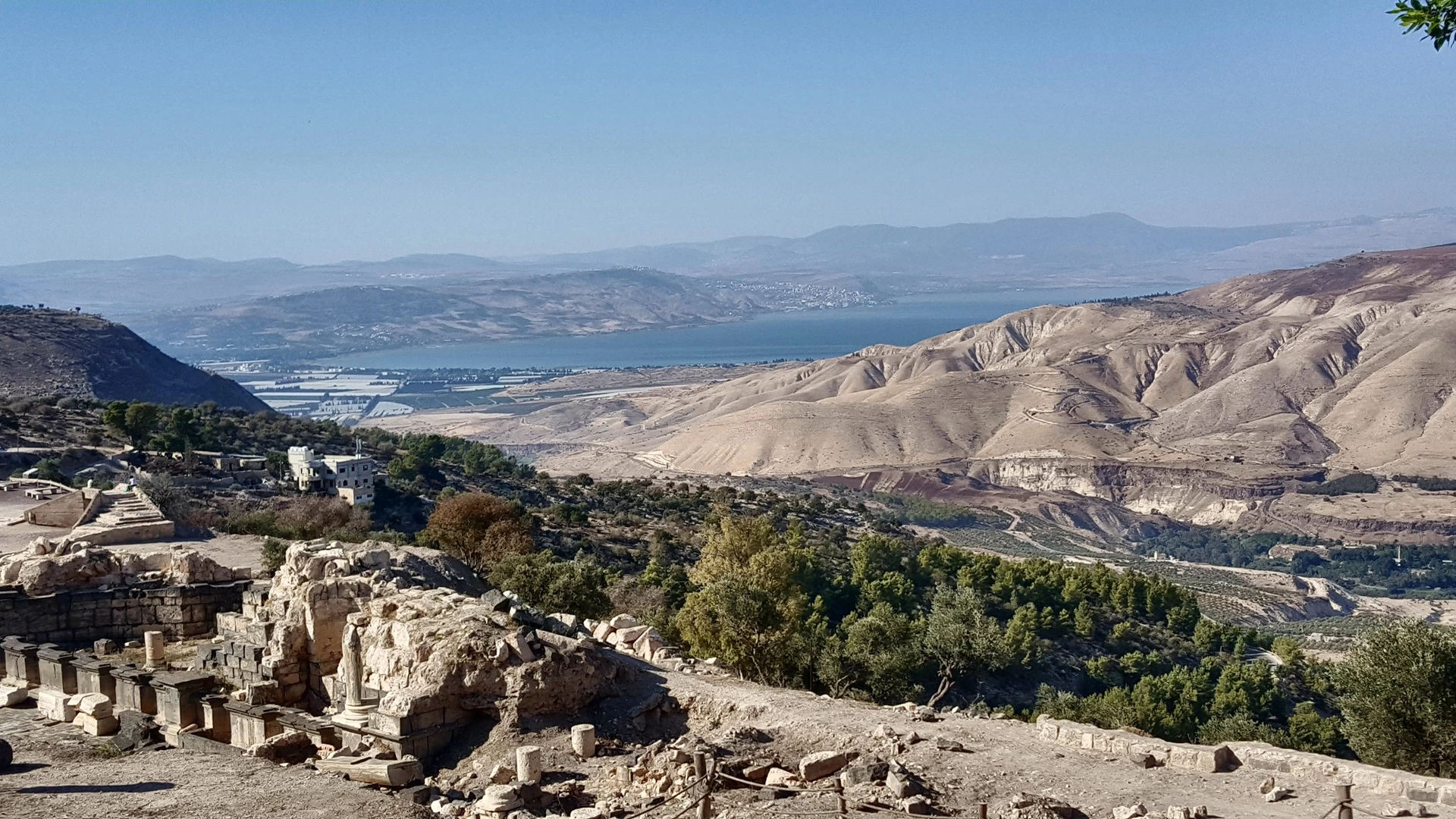 Panorama View from Umm Qais Jordan